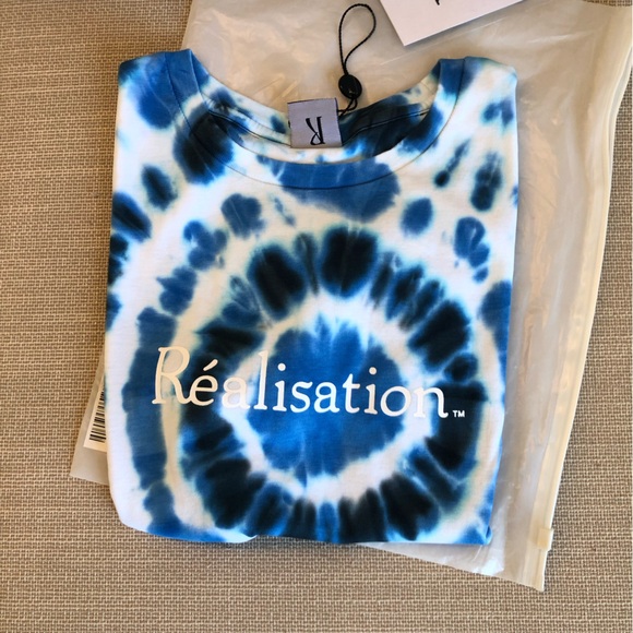 NWT Realisation Par Tie Dye Logo Tee - Picture 7 of 10